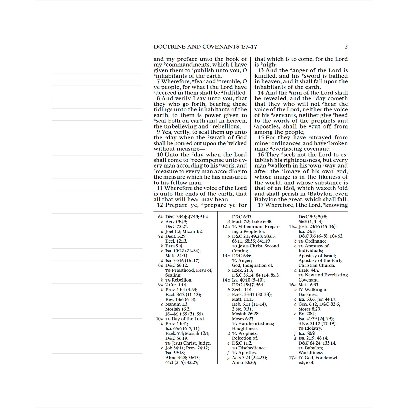 The Doctrine and Covenants and Pearl of Great Price, Journal Edition, Neutral (No Index), , large image number 3