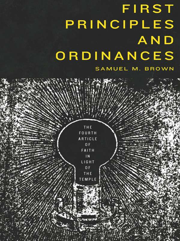 First Principles and Ordinances, , large image number 0