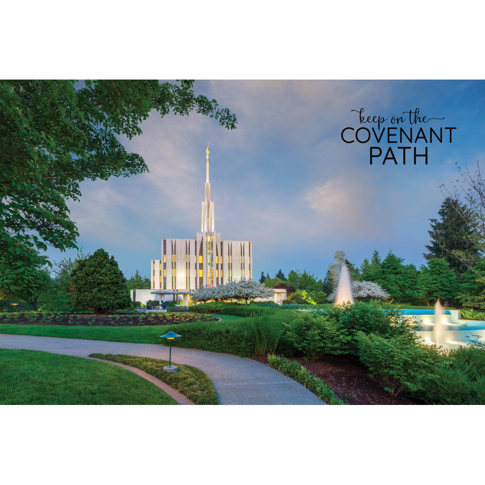 Seattle Temple Repositionable Poster,  Seattle Temple Repositionable Poster