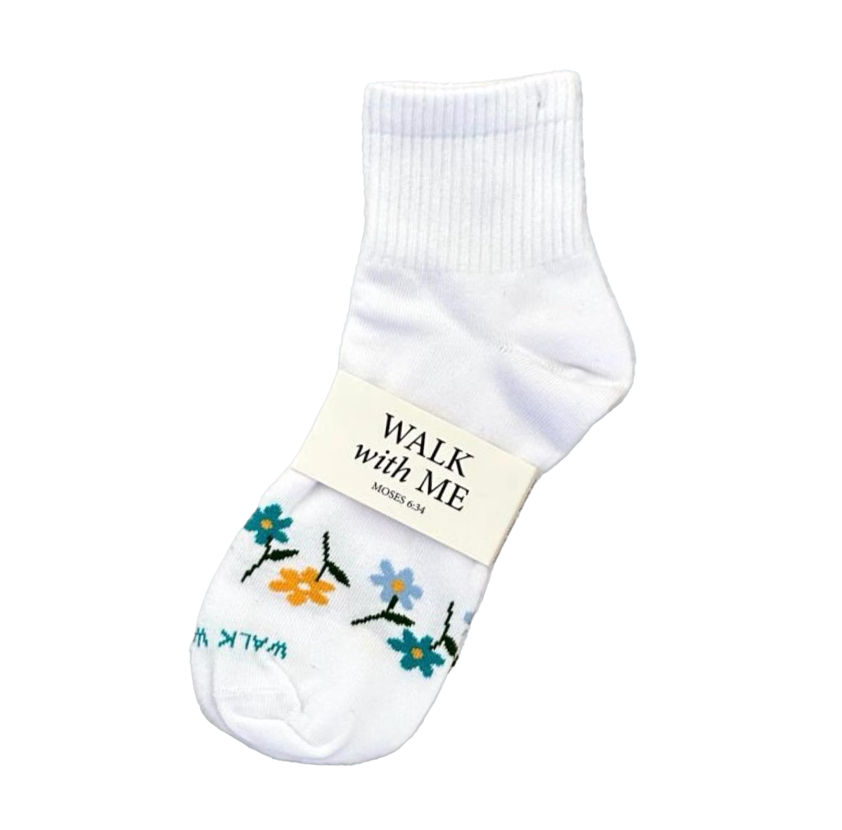 2026 Youth Theme Walk with Me Flower Socks