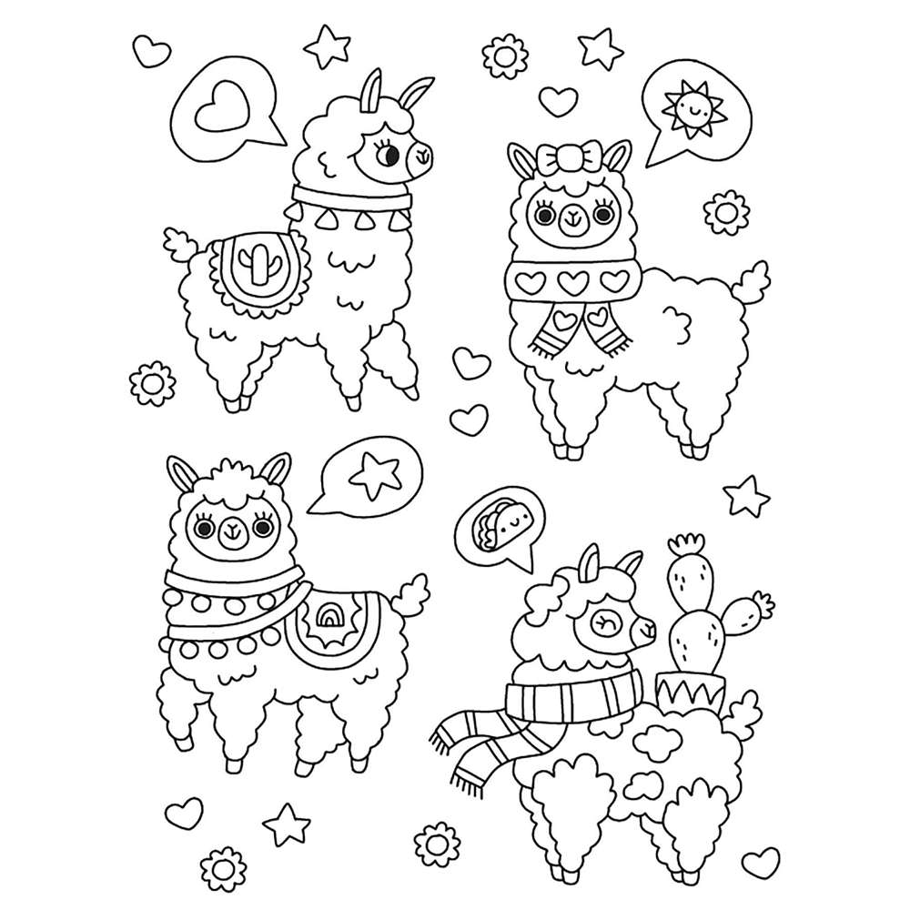 Kaleidoscope Too Cute Coloring, , large image number 2