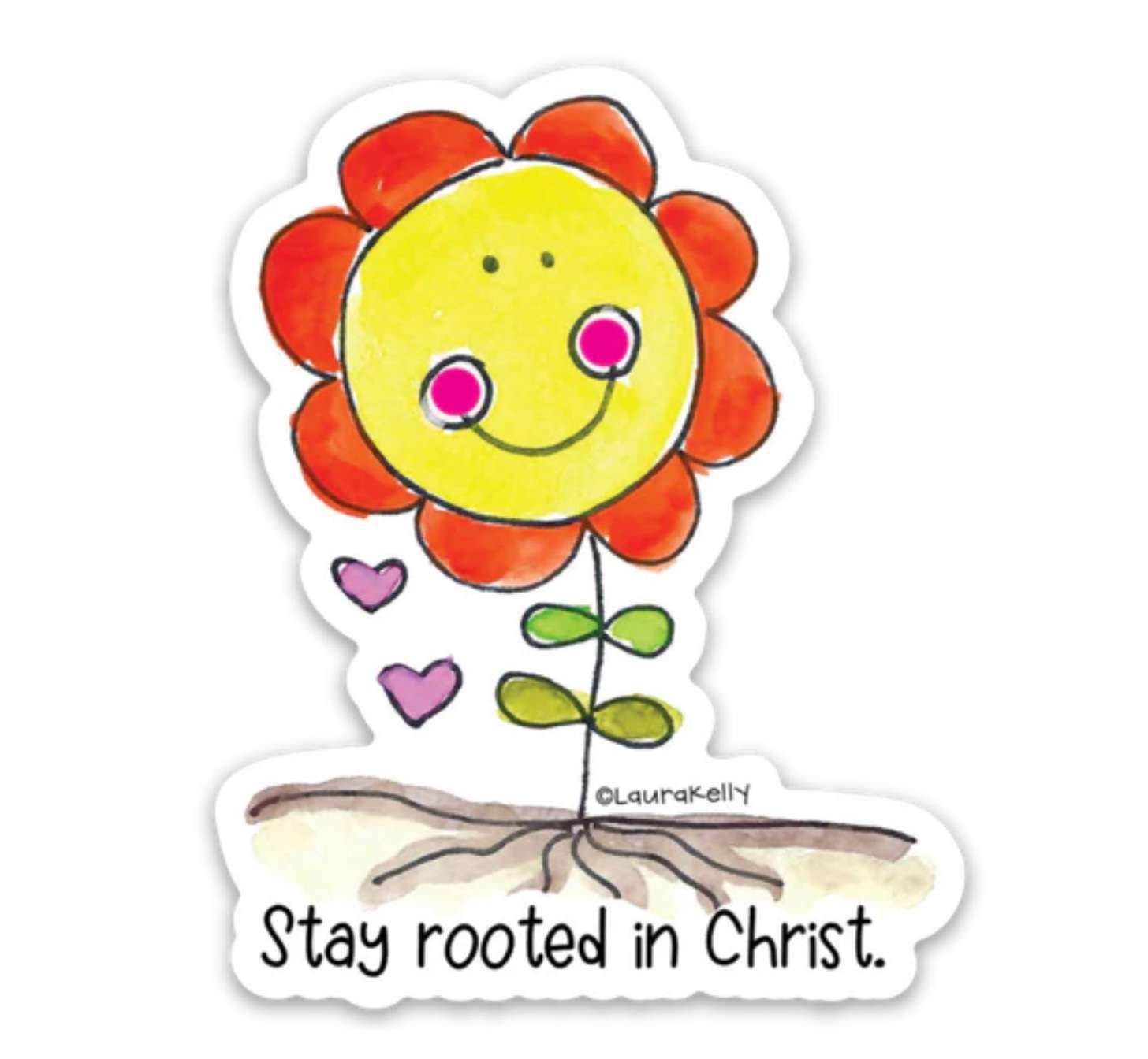 Stay Rooted in Christ Sticker