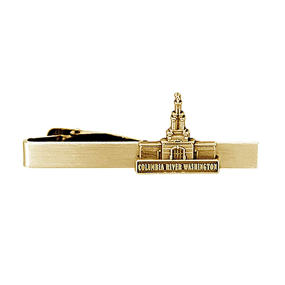Columbia River Temple Tie Bar Gold