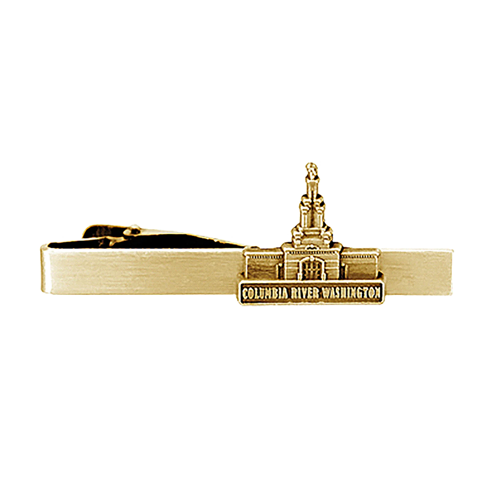 Columbia River Temple Tie Bar Gold