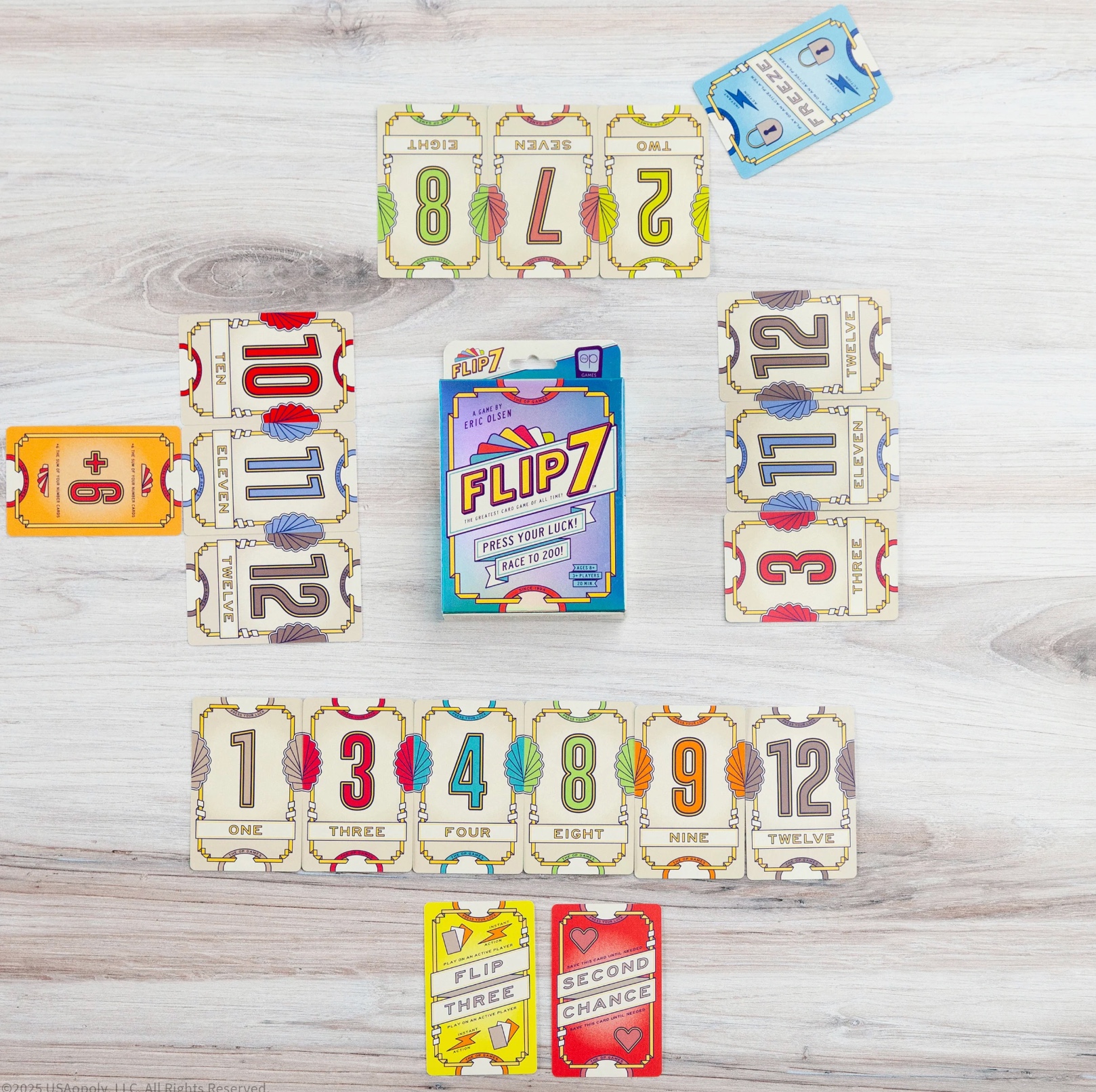 Flip 7 Card Game - USAOPOLY | Deseret Book