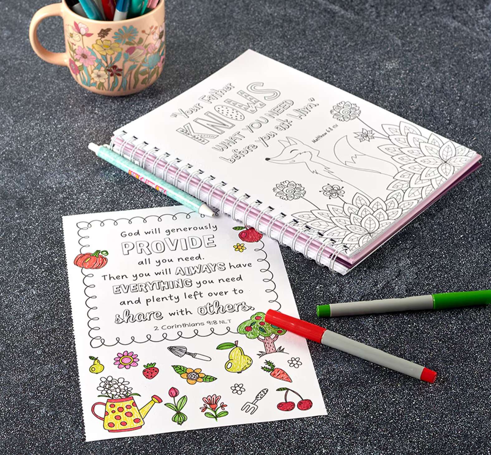 My Favorite Bible Verses Coloring for Girls, , large image number 2
