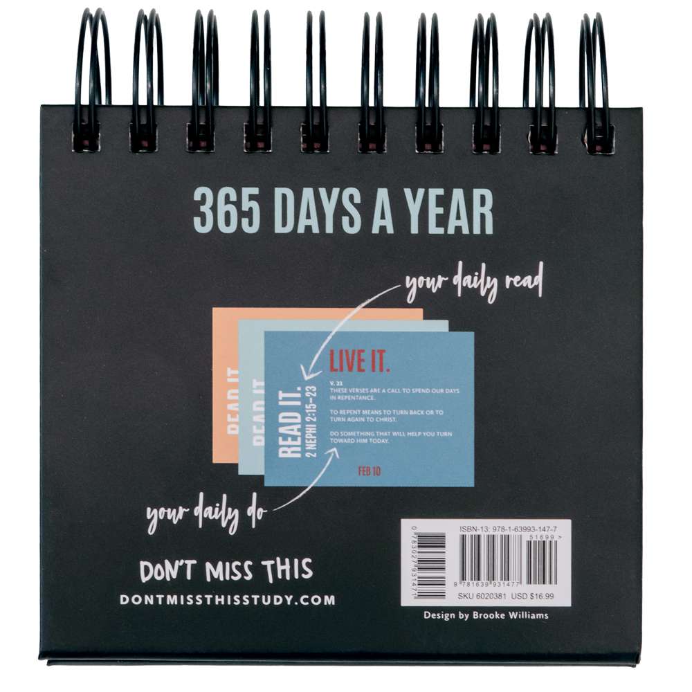 Don't Miss This Daily Book of Mormon Calendar 2024, , large image number 2