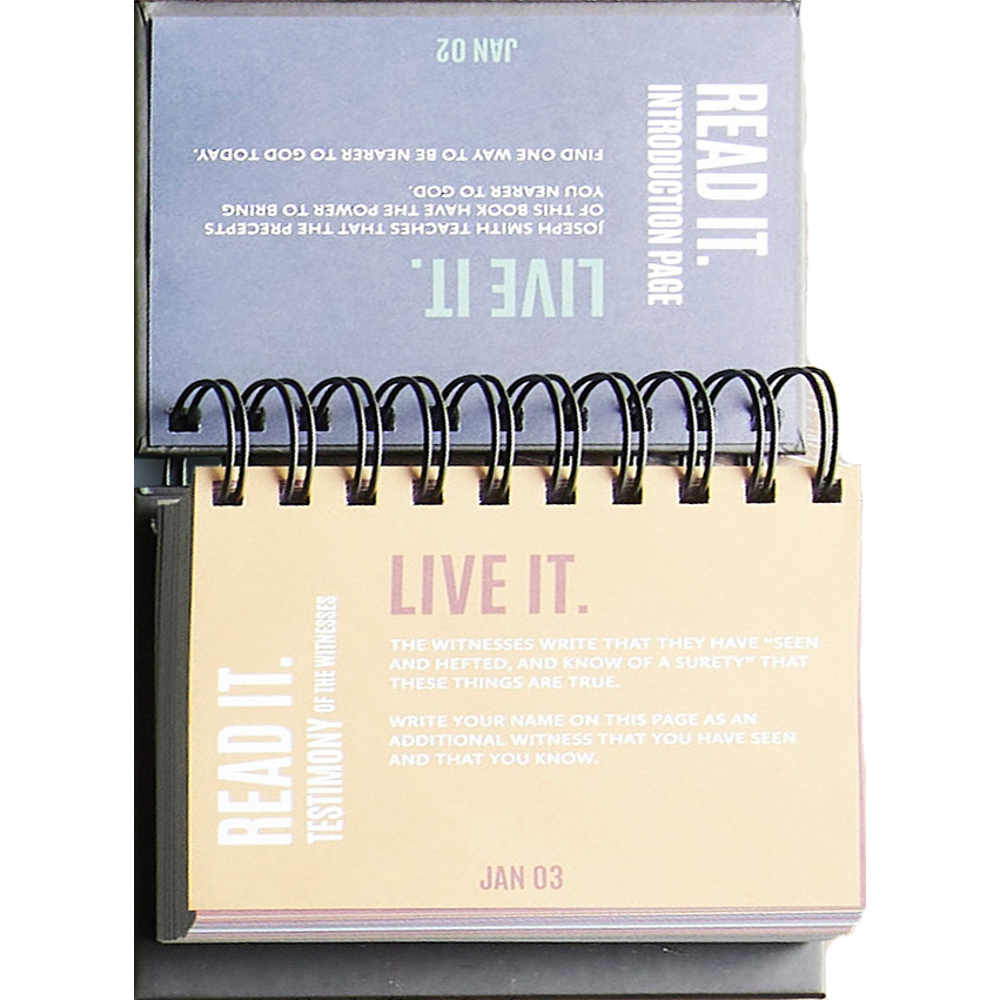 Don't Miss This Daily Book of Mormon Calendar 2024, , large