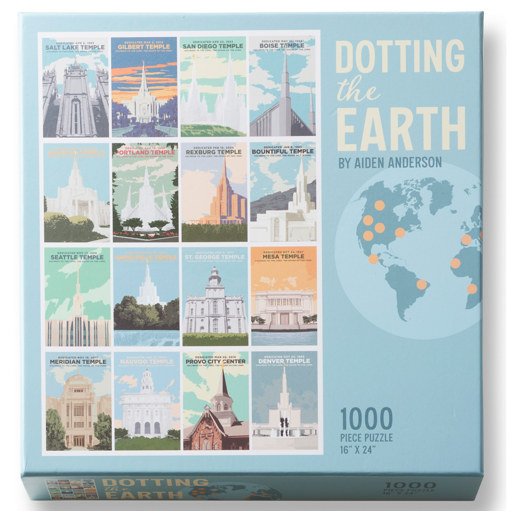 Dotting the Earth 1000 Piece Puzzle, , large image number 0