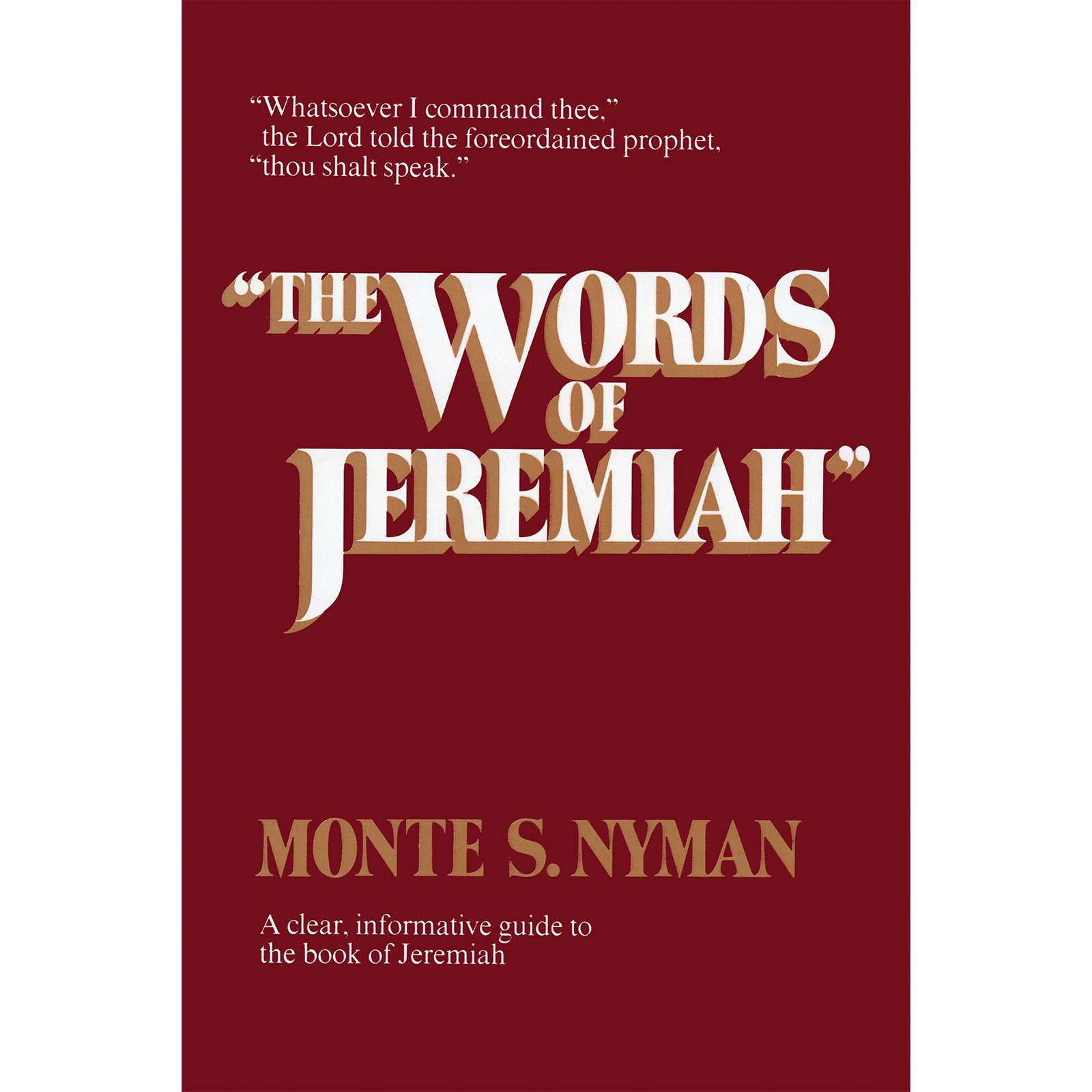 The Words of Jeremiah