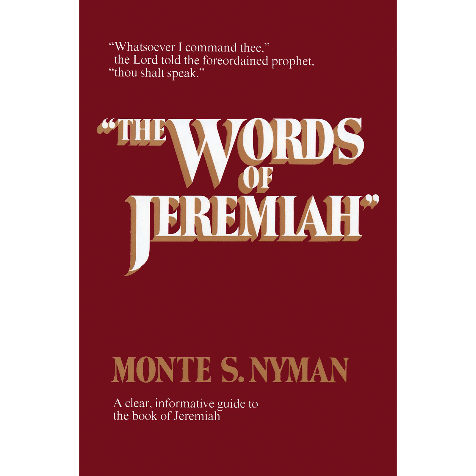The Words of Jeremiah, , large image number 0