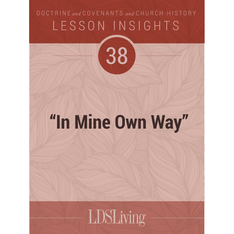 Lesson Insights Doctrine and Covenants and Church History #38
