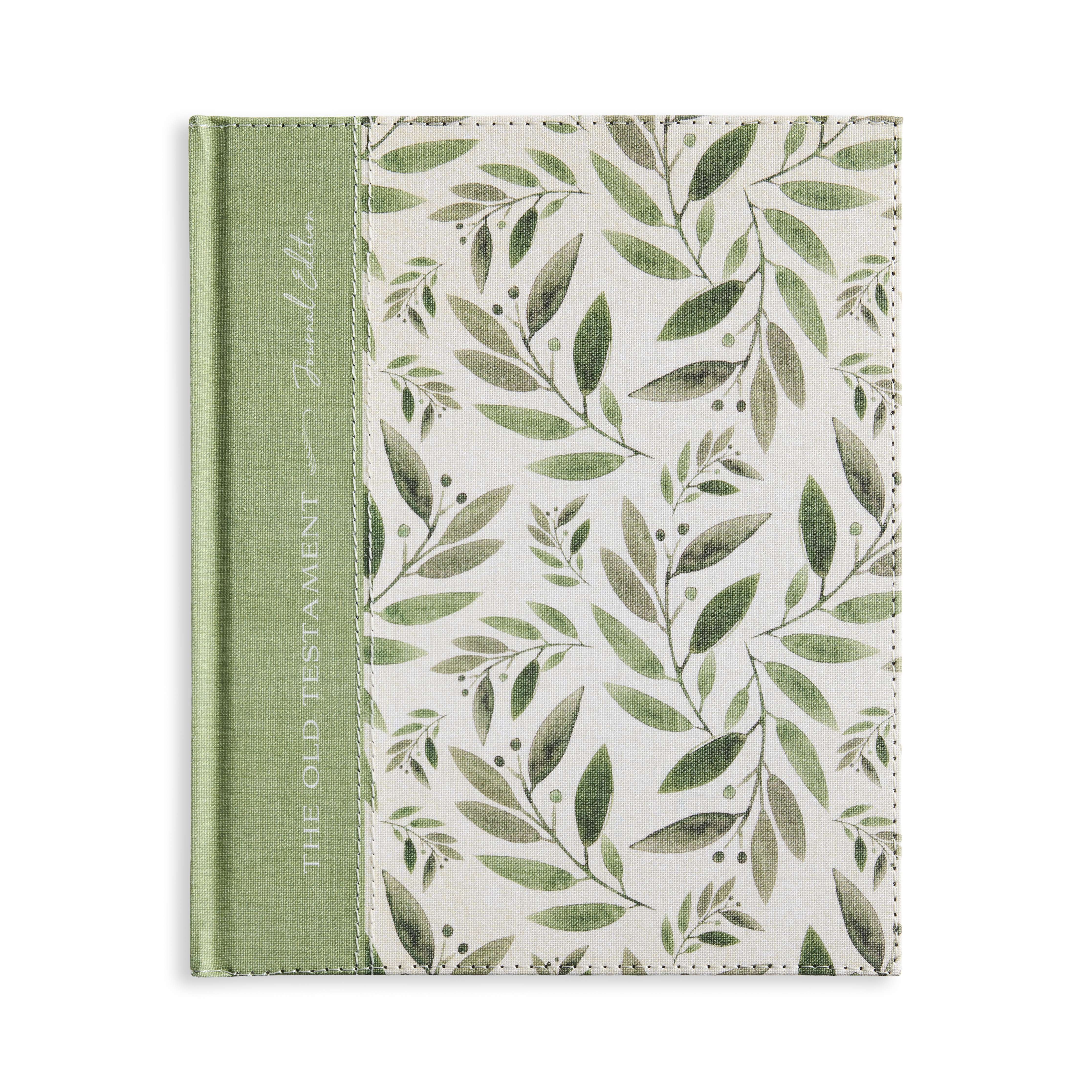 The Old Testament, Journal Edition, Green Floral (No Index)