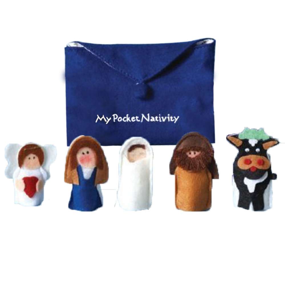 Children's Finger Puppet Fabric Nativity, , large image number 3