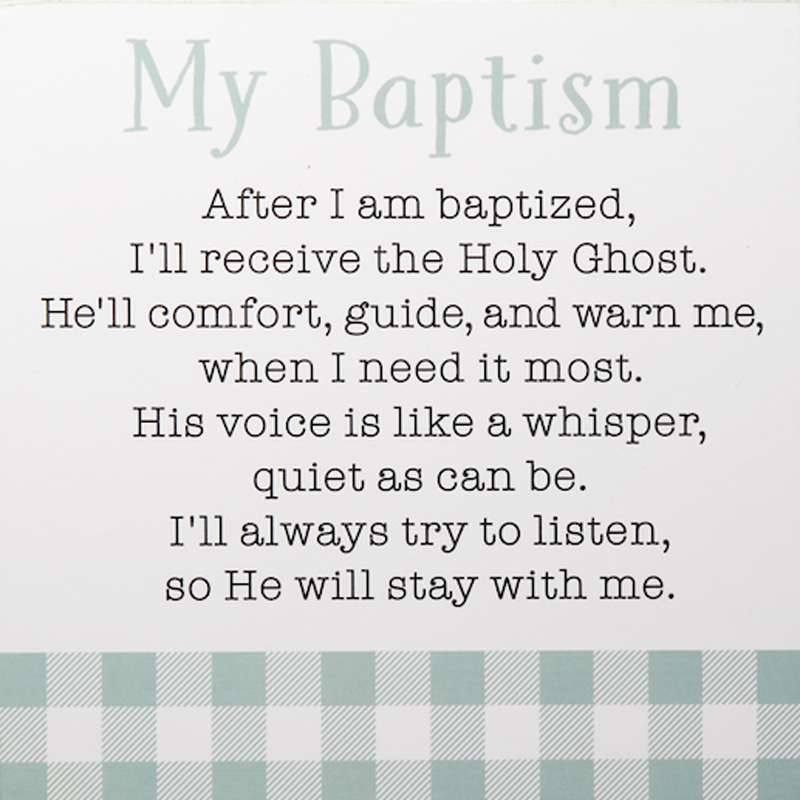 My Baptism (5x5 Plaque), , large image number 2