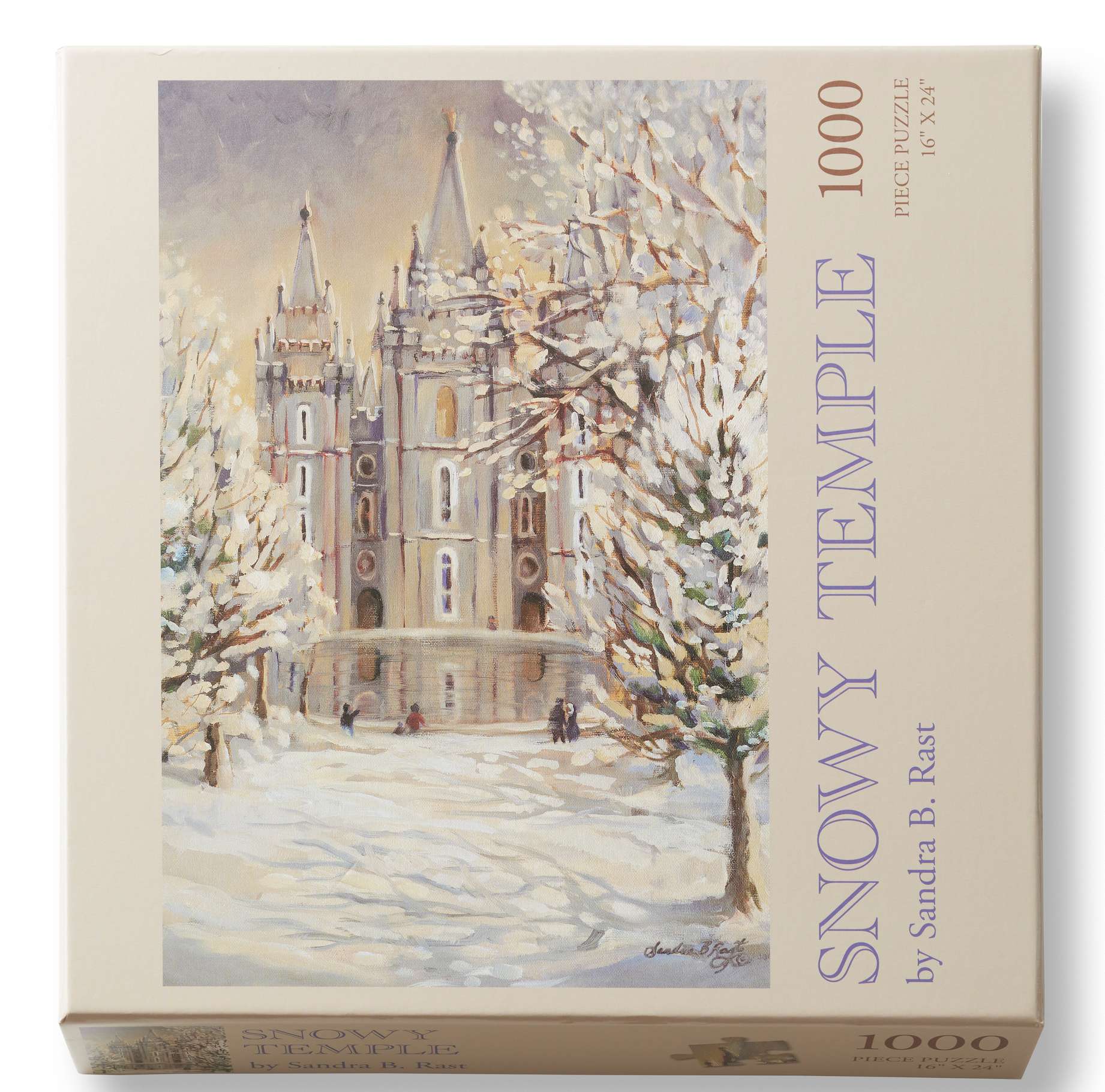 Snowy Temple 1000 Piece Puzzle