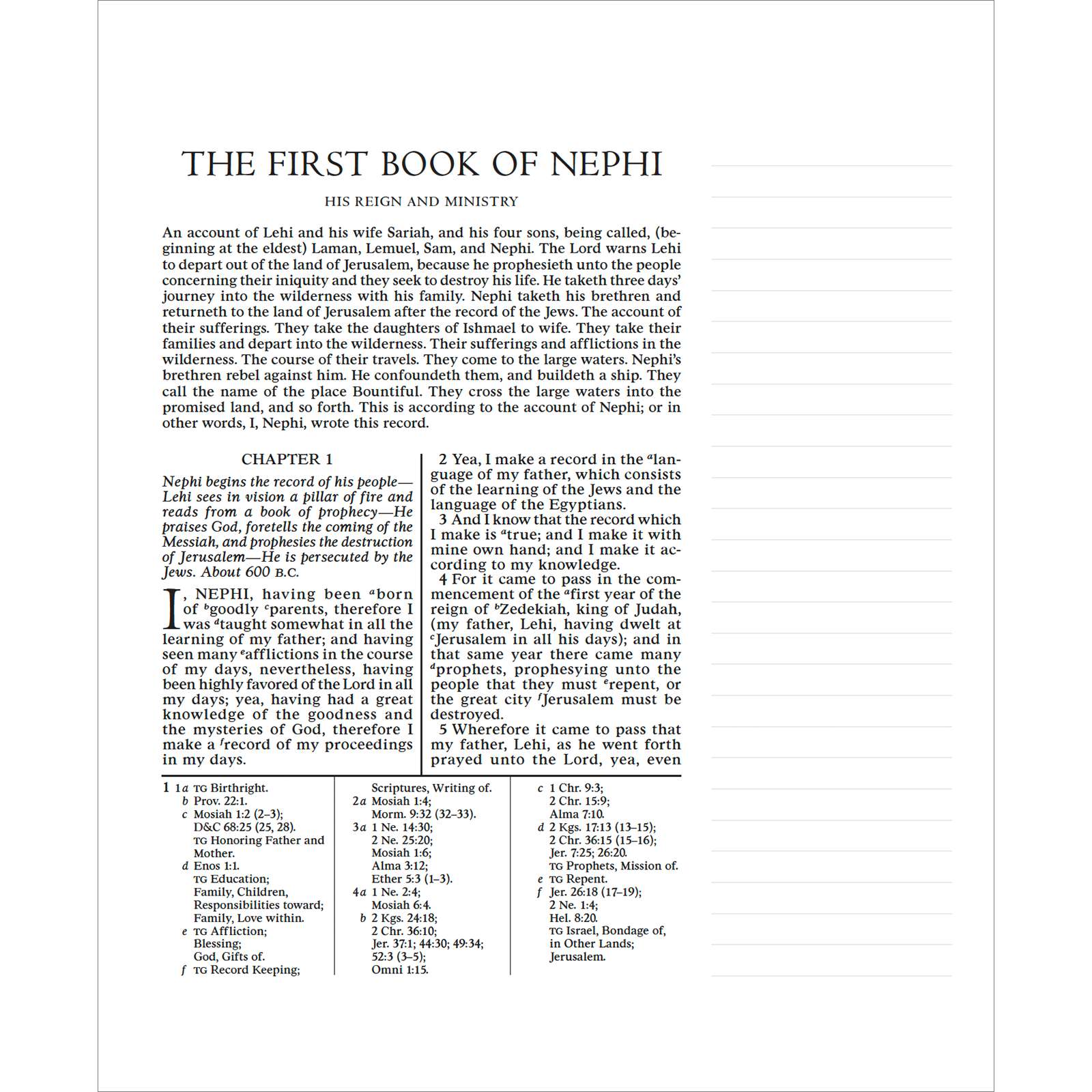 The Book of Mormon, Journal Edition, Pink Floral (No Index), , large image number 3