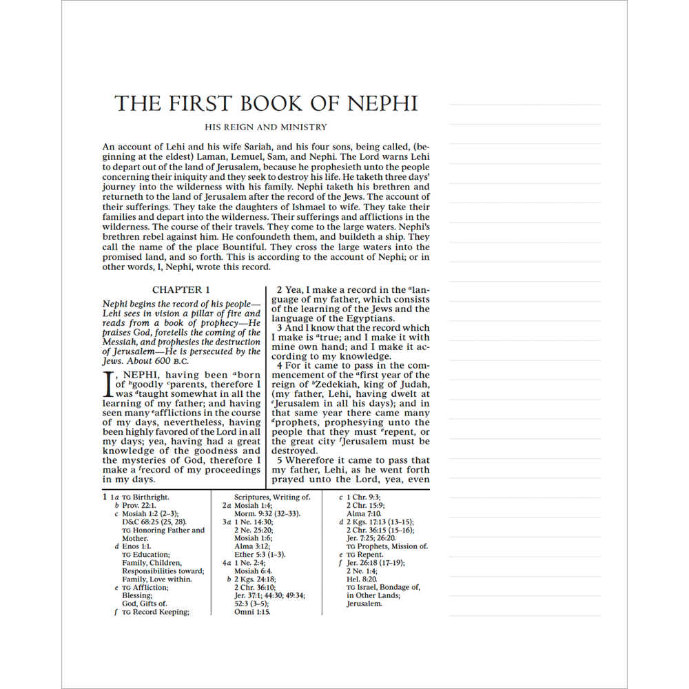 The Book of Mormon, Journal Edition, Pink Floral (No Index), , large image number 3