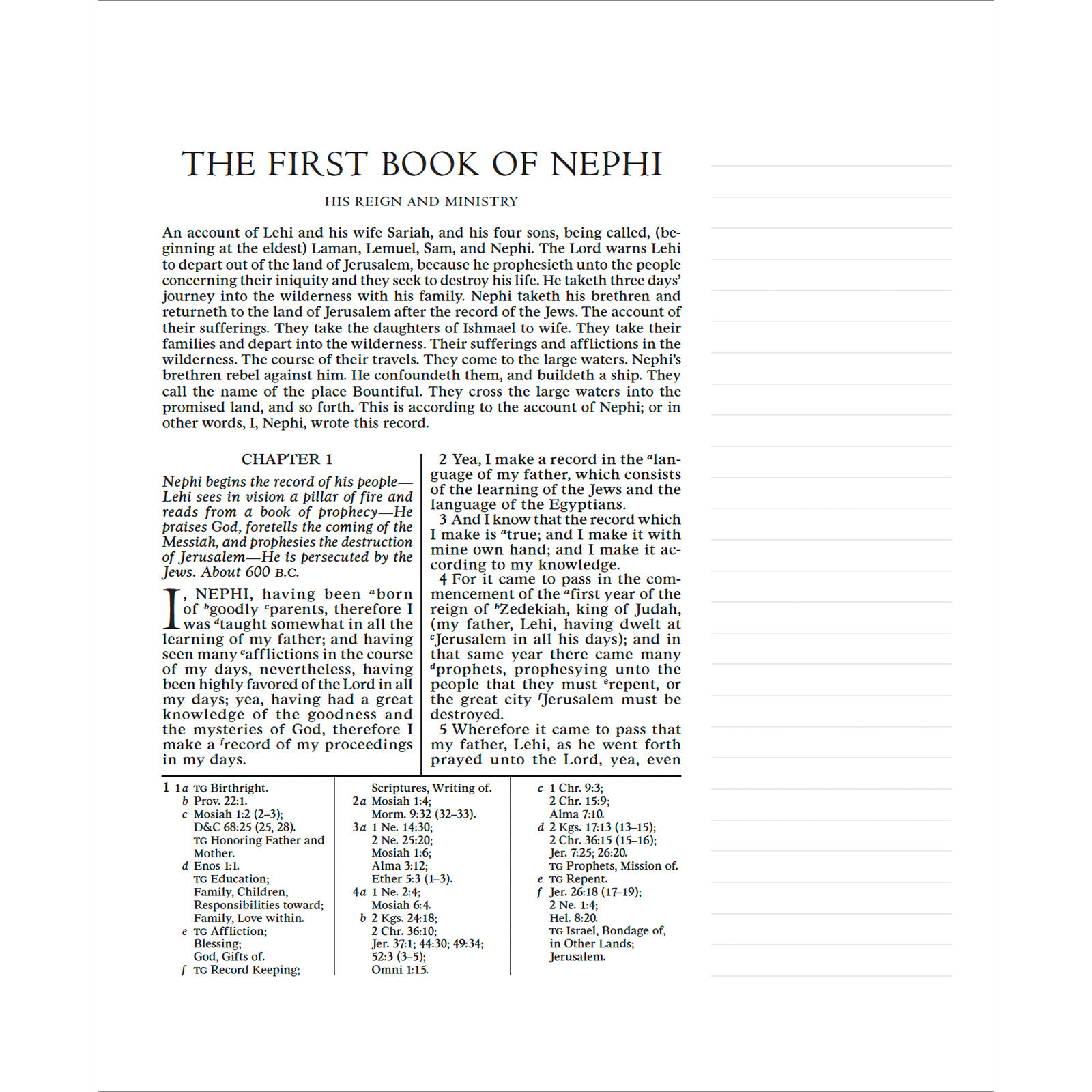 The Book of Mormon, Journal Edition, Pink Floral (No Index), , large image number 3