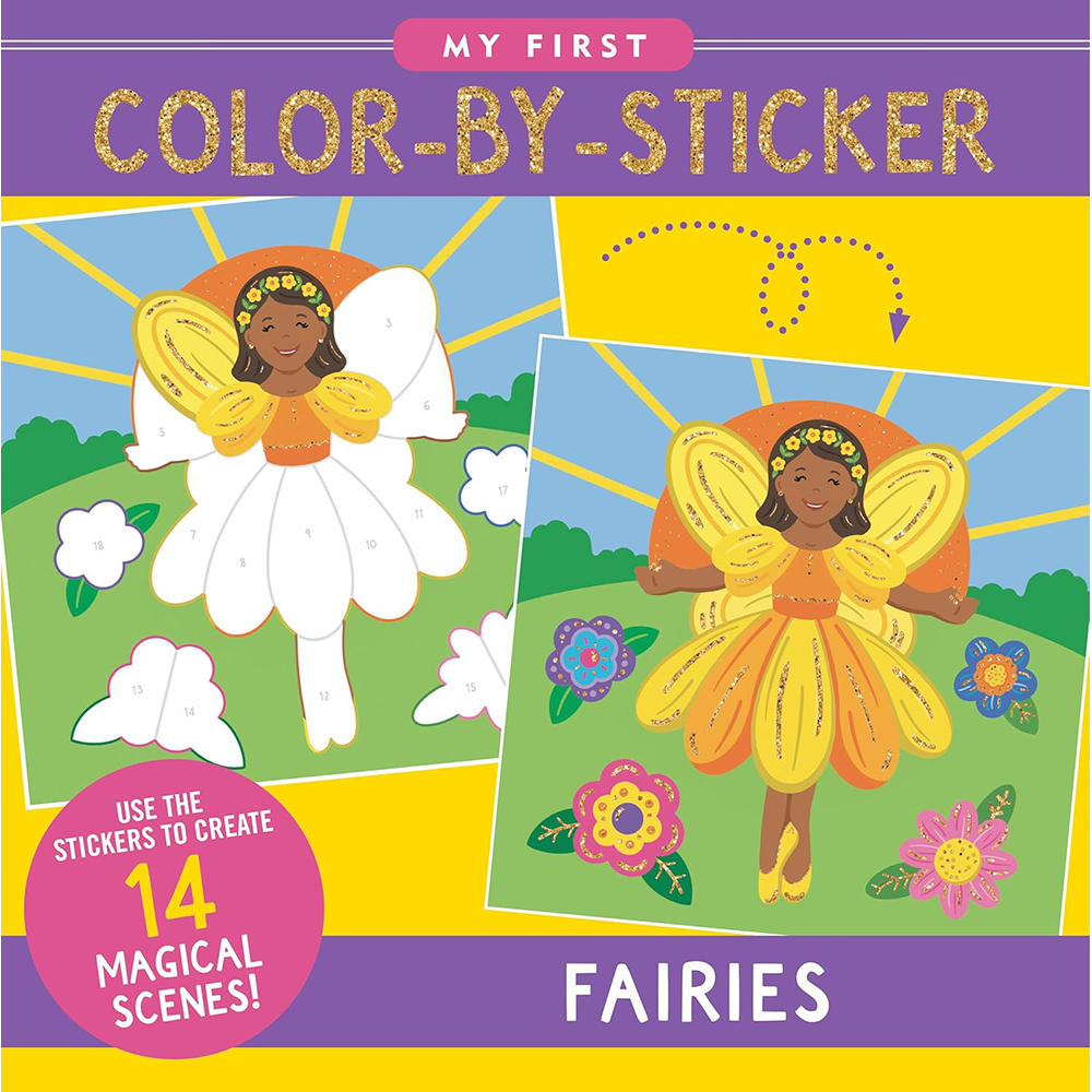 My First Color-by-Sticker Book Fairies