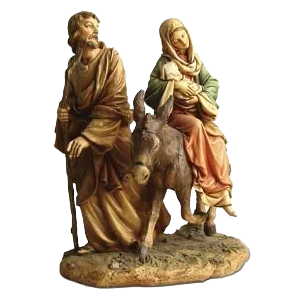 Flight into Egypt Resin Nativity Figurine, , large image number 0
