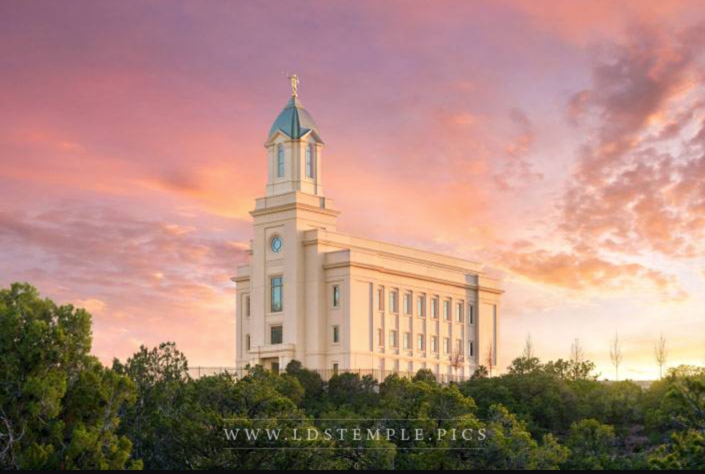 Cedar City Utah Temple - Glory to the Highest Print