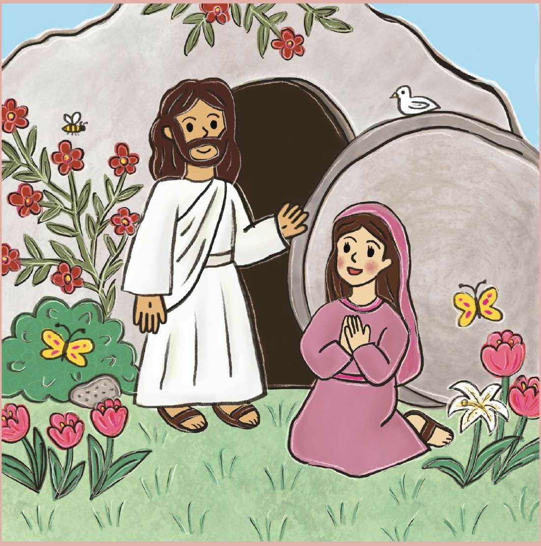 At the Tomb 16 Piece Puzzle