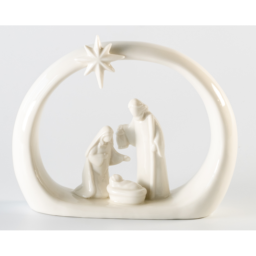 Heaven Everywhere Star Arch Porcelain Nativity, , large image number 2
