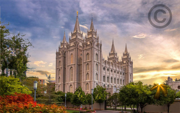 Salt Lake Temple Color Photo Recommend Holder, , large image number 2