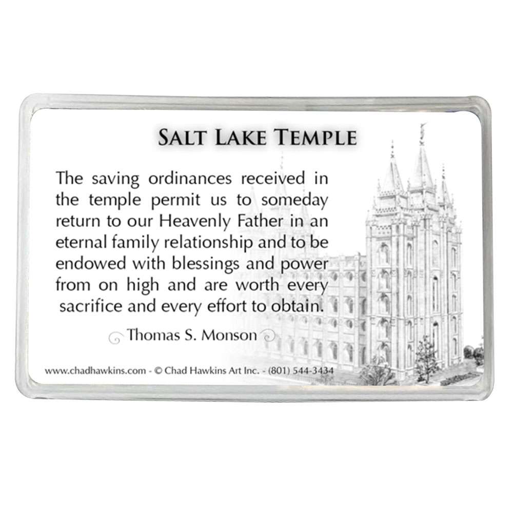 Salt Lake Temple Color Photo Recommend Holder, , large image number 1