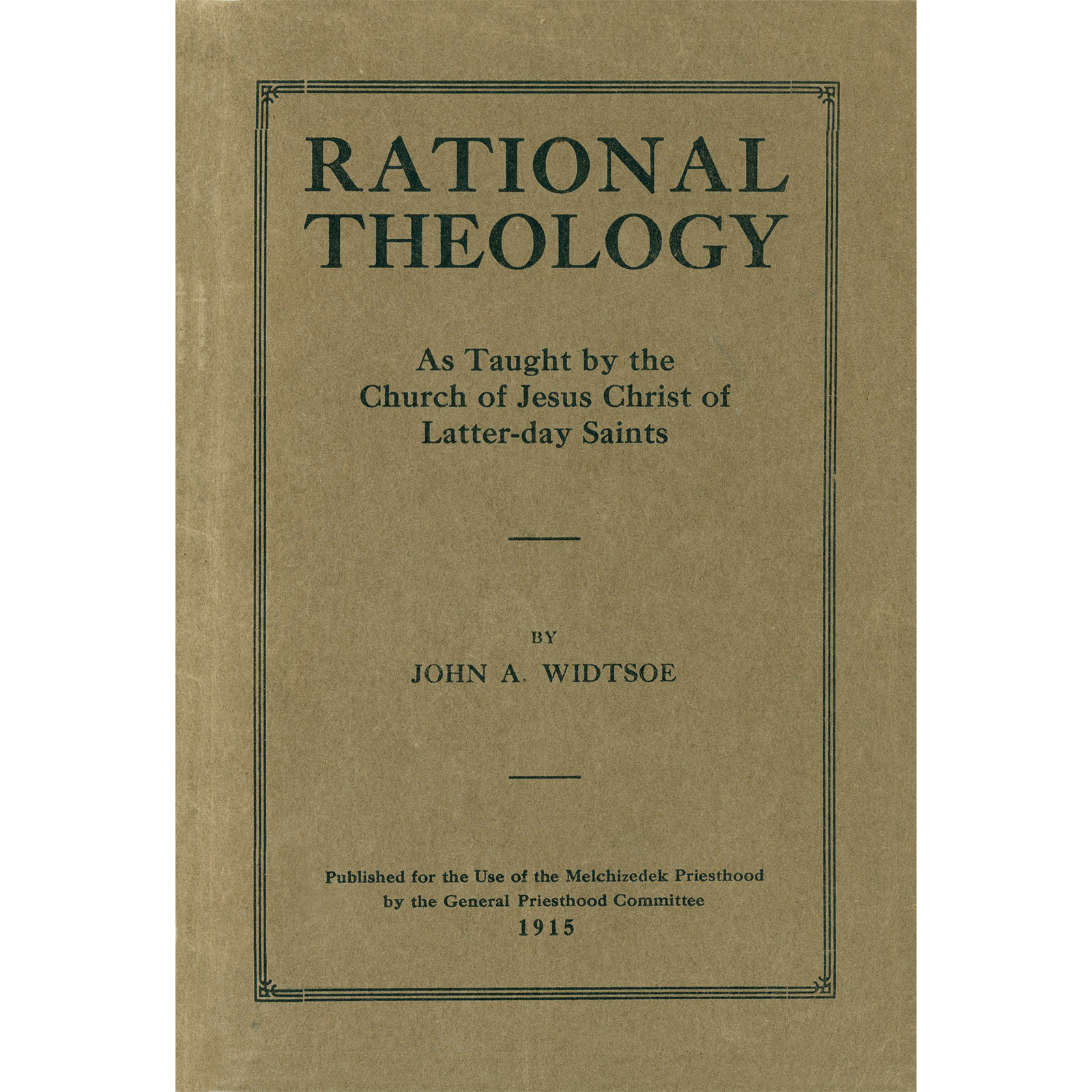 Rational Theology, , large image number 0