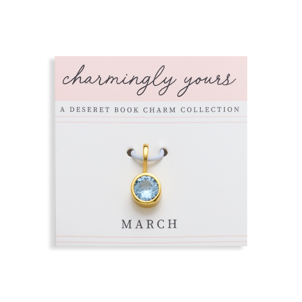 March Birthstone Charm, , large image number 0