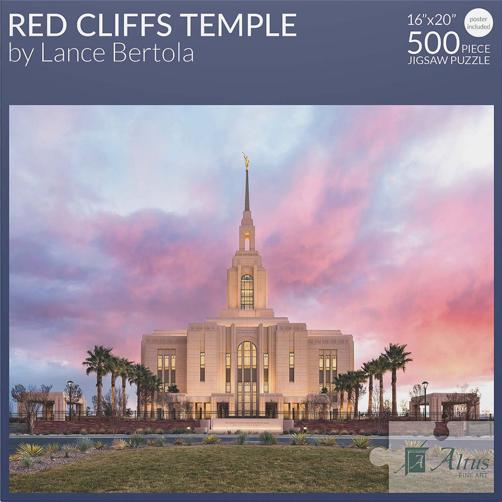 Red Cliffs Temple 500 Piece Puzzle 