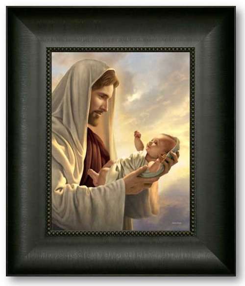 In His Constant Care (18x21 Framed  Giclee Canvas), , large image number 0