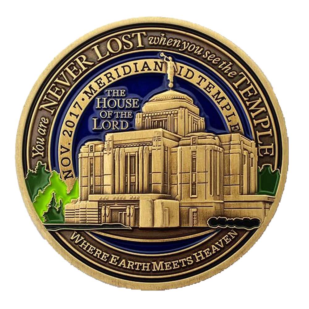 Meridian Idaho Temple Medallion Coin