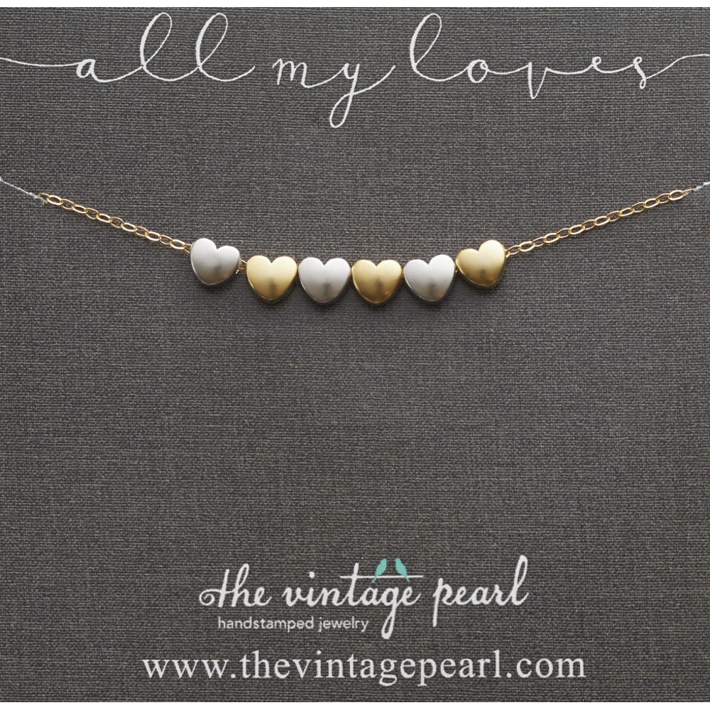 Six All My Loves Necklace,  Six All My Loves Necklace
