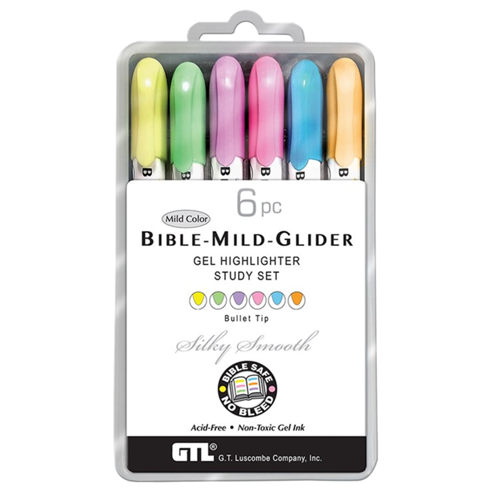 Bible Mild Glider Highlighter Set,  Bible Mild Glider Highlighter Set