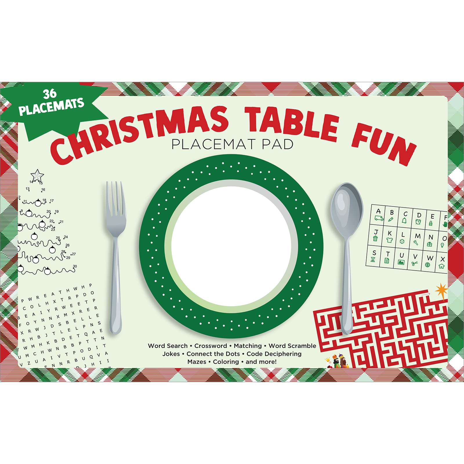 Christmas Placemat Pad, , large image number 0