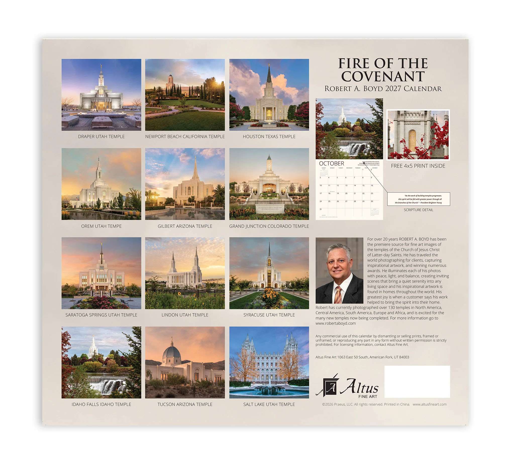 2027 Fire of the Covenant Wall Calendar (Small), , large image number 5