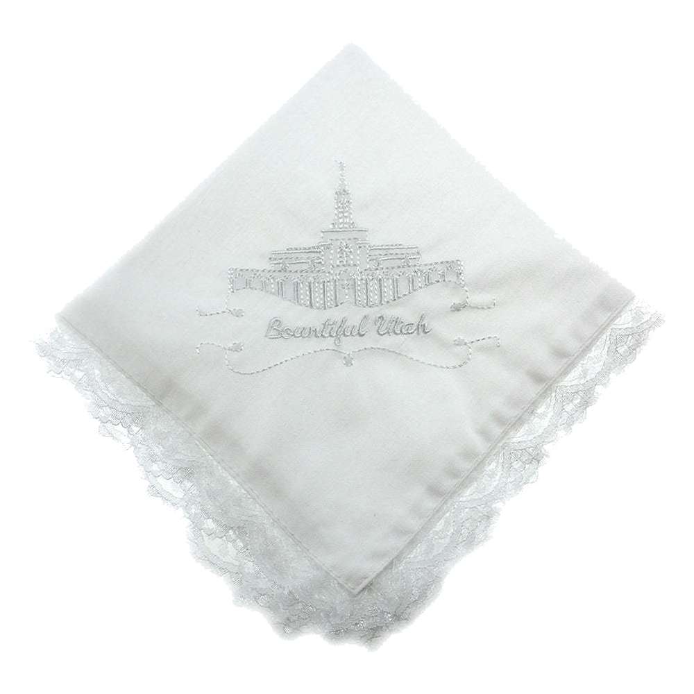 Bountiful Temple Handkerchief - Lace