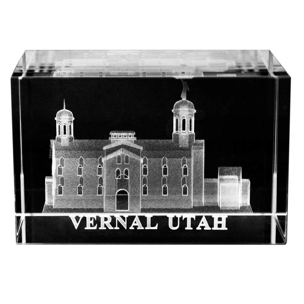 Crystal Cube Vernal Utah Temple