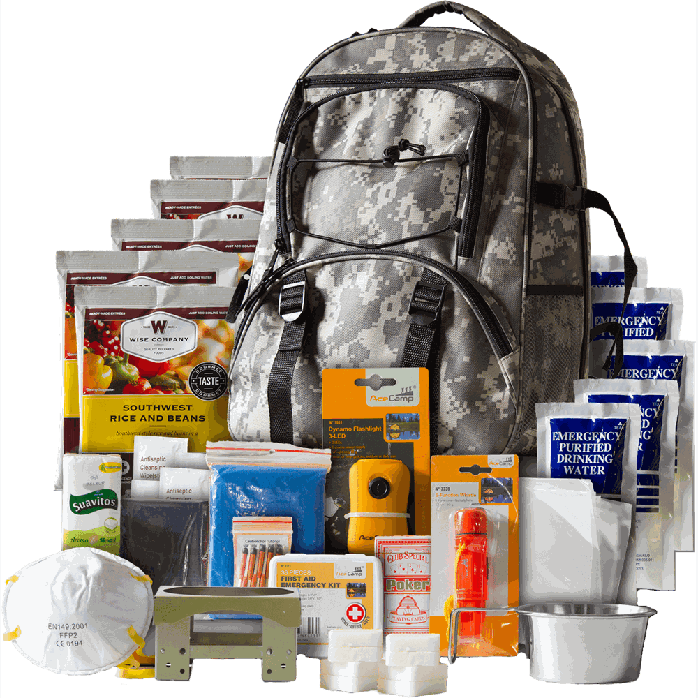 5 Day Camo Survival Backpack, , large image number 0