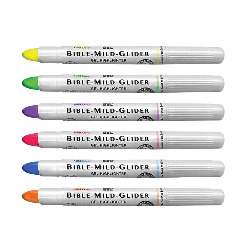 Bible Mild Glider Highlighter Set, , large