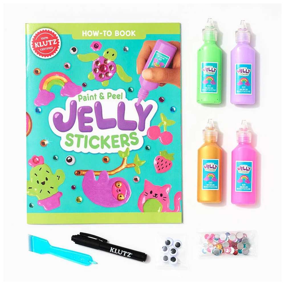 Paint & Peel Jelly Sticker Craft Kit, , large image number 4