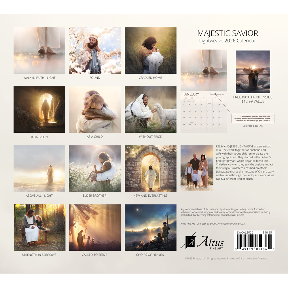 2026 Majestic Savior Calendar, , large image number 6