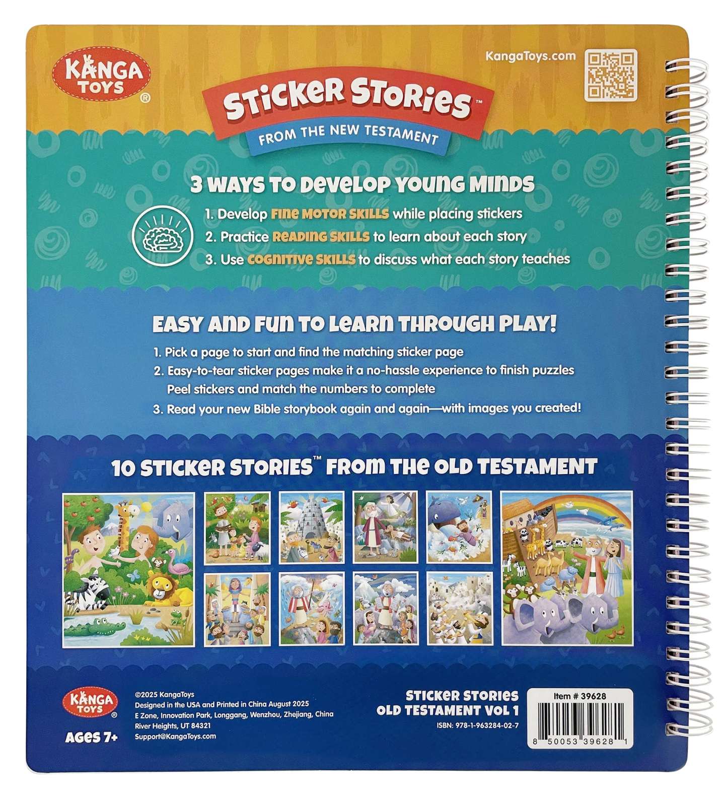 The Old Testament Sticker Stories (Bible Stories, Volume 1), , large