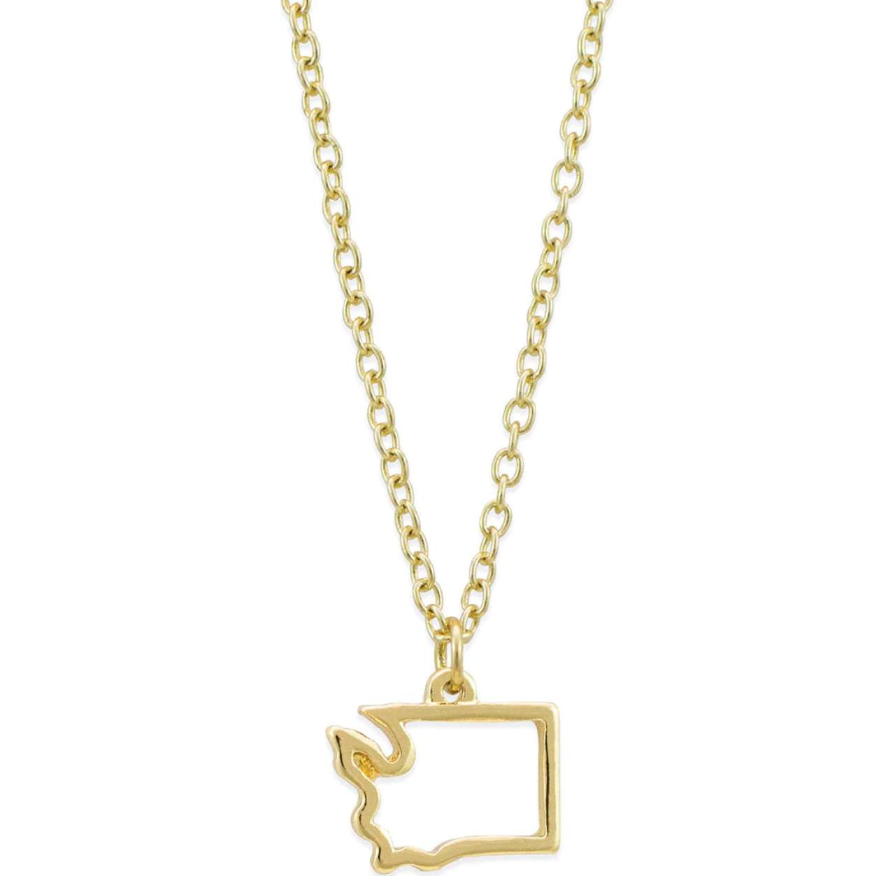 Washington State Necklace, , large
