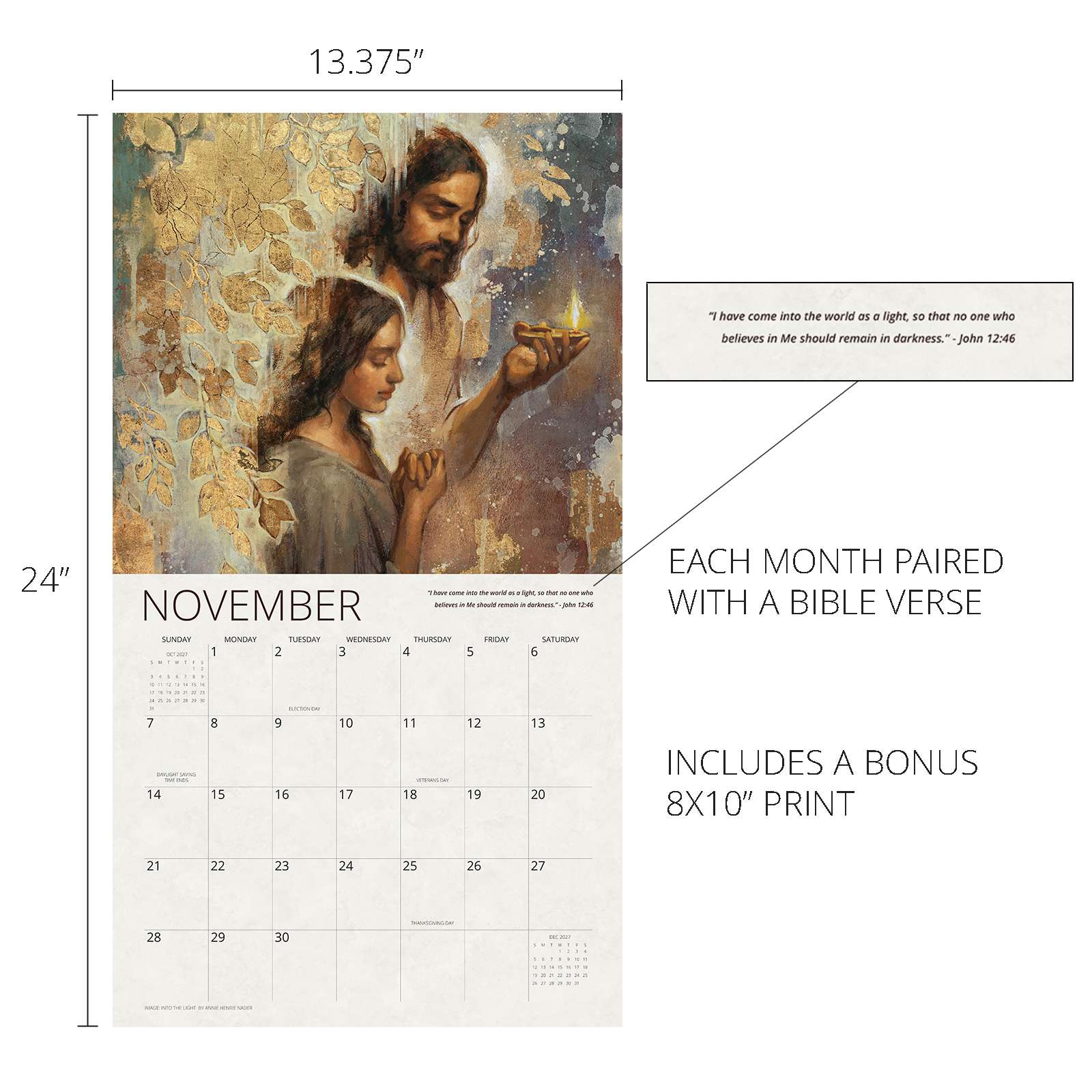 2027 Arm of Mercy Wall Calendar, , large