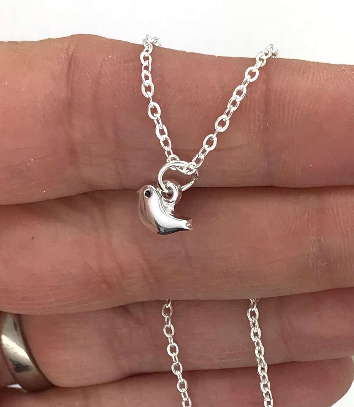 Always Believe in Yourself Bird Necklace, , large image number 2