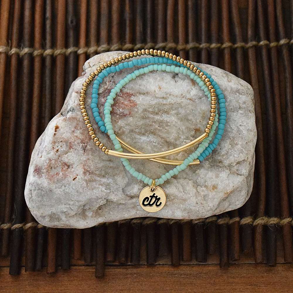 Mint and Gold CTR Bracelet, , large image number 2